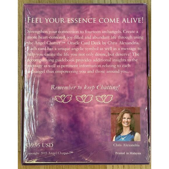 Angel Chatter‎ Oracle Deck by Chris Alexandria 2nd Edition - Picture 2 of 2
